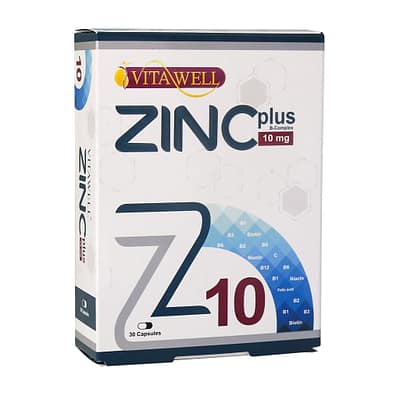 کپسول زینک پلاس 10 میلی گرم ویتاول