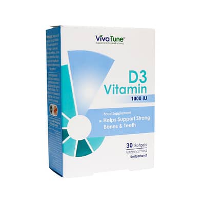 کپسول نرم ژلاتینی ویتامین D3 ویوا تیون