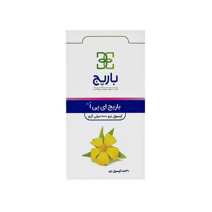 کپسول روغن گل مغربی ای پی اُ باریج اسانس
